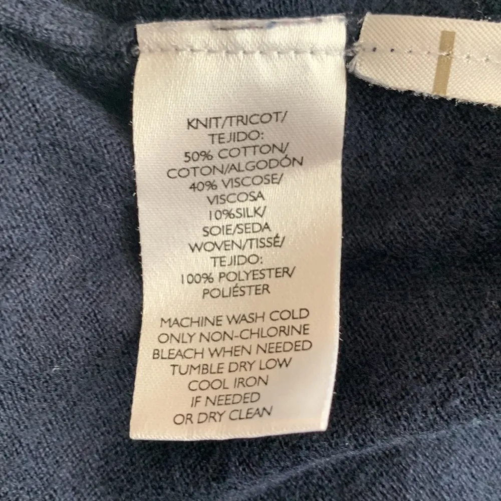 Loft Mixed Media 3/4 Sleeve Swing Sweater - Image 6