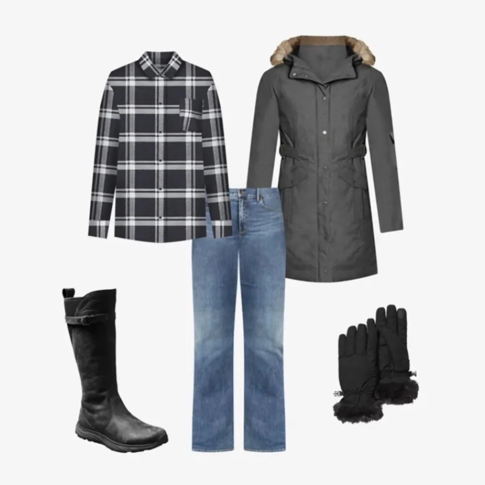 Eddie Bauer Medium Blue Mid Rise Straight Leg Bootcut Jean Size 12R - Image 11