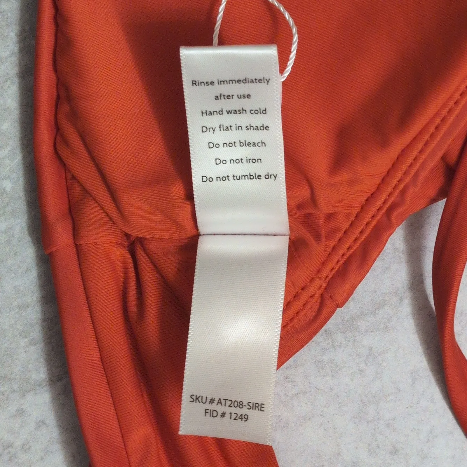 Andie The Rockaway Top Siren Eco Nylon Bikini Swimwear Bathing Suit Size M New - Image 6