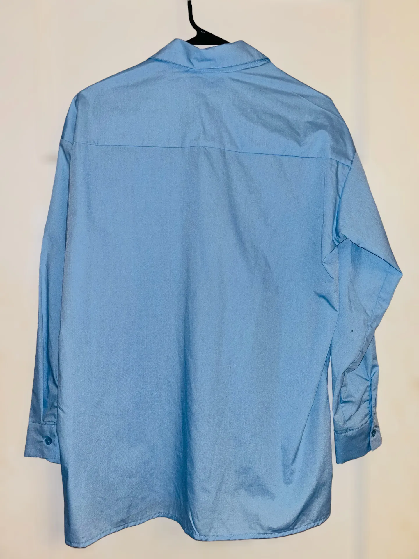 Women’s Small Blue Button Up Dress Shirt Academia Workwear NWT - Image 2