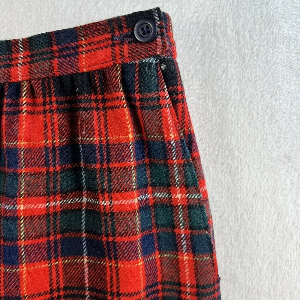 Vtg Pendleton Sz 10 Skirt Plaid Wool MacInnes Tartan USA 80s Academia Preppy - Image 4