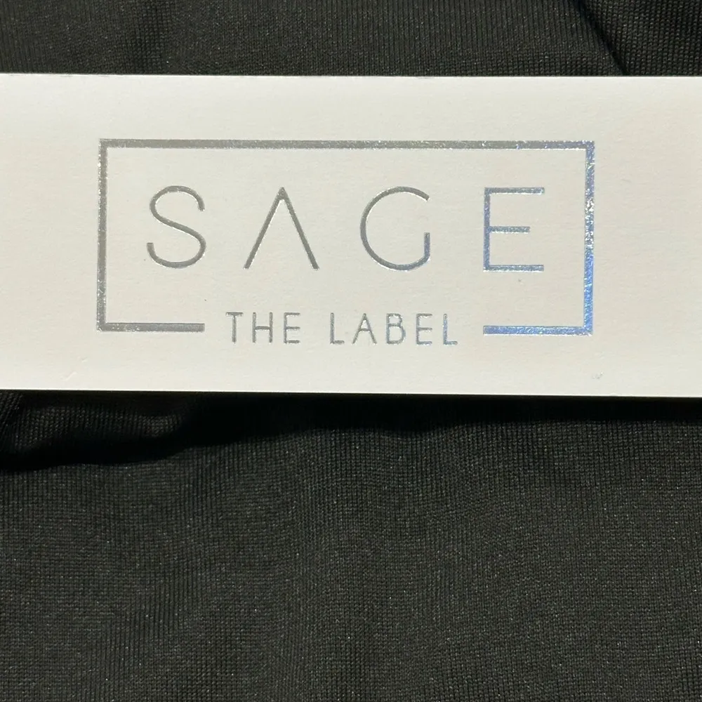 NWT Sage The Label Pointelle Halter Mini Dress Large Crochet Beach Cocktail Chic - Image 12