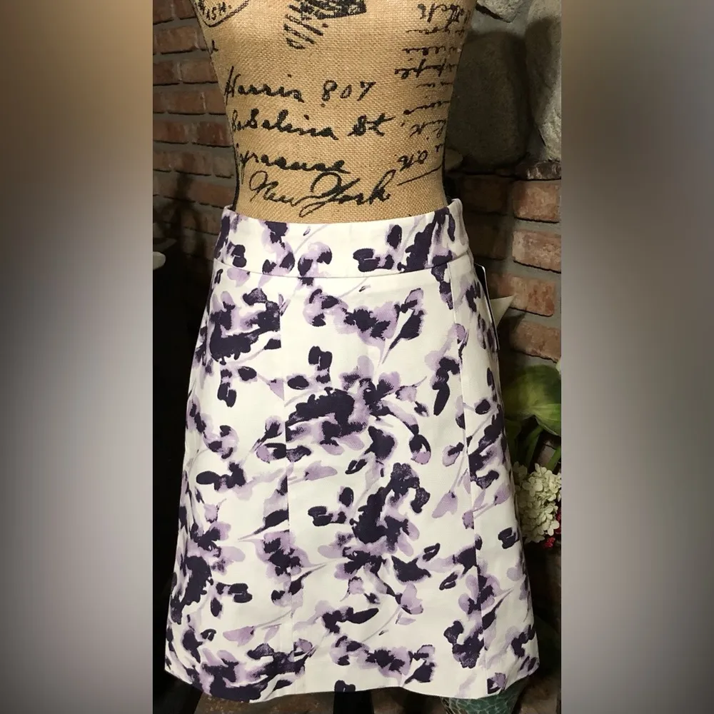 H & M Purple Lavender & White MIDI Skirt💕🌸💕 - Image 5