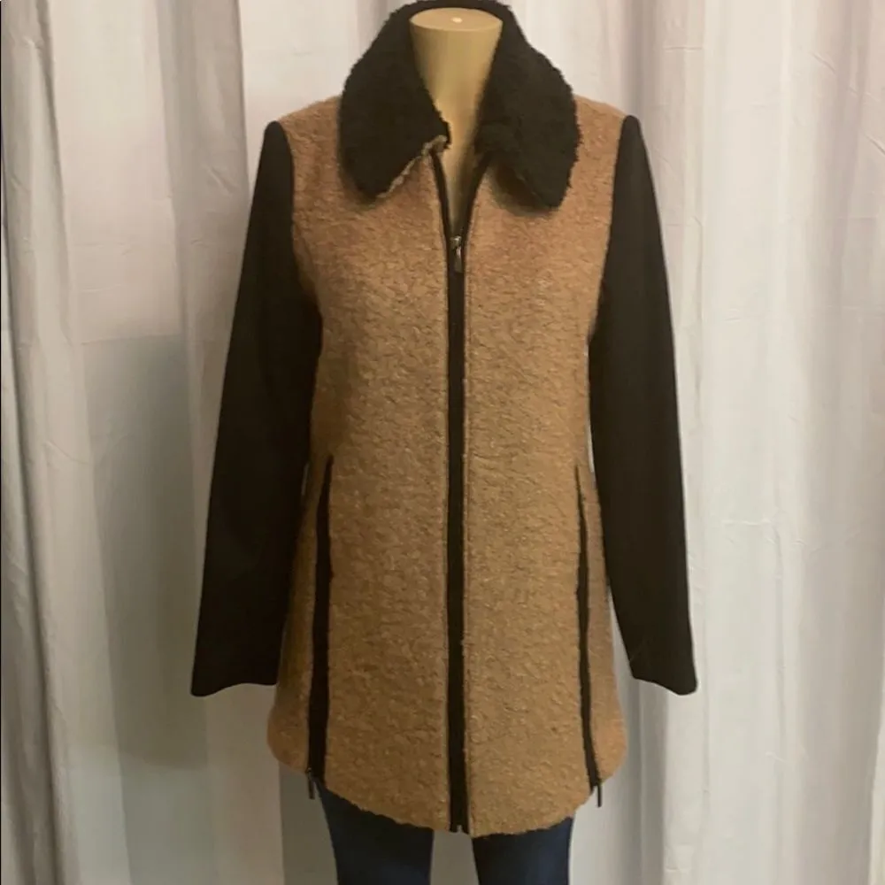 Laundry by Shelli Segal Laundry Shelli Segal Wool blend boucle Teddy coat - Image 3