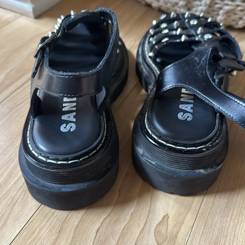 Sandro Olys Leather Sandal - Image 4