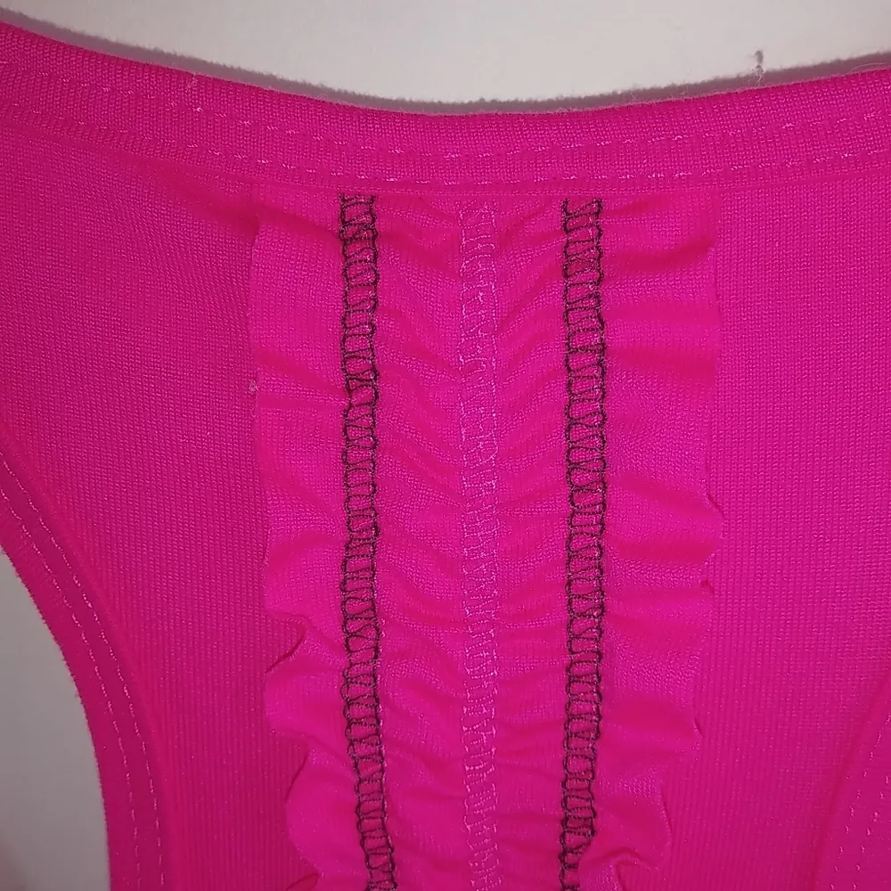 BCG M Hot Pink Racerback Athletic Tank Top - Image 6