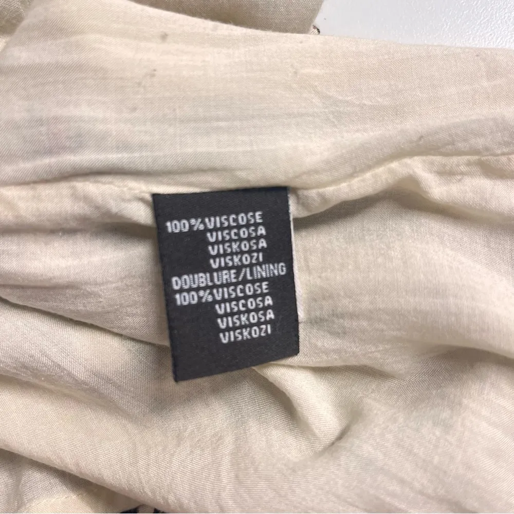 Antik Batik dress Long Sleeve Sheath Dress French designer dress sz small lined Brown - Image 12