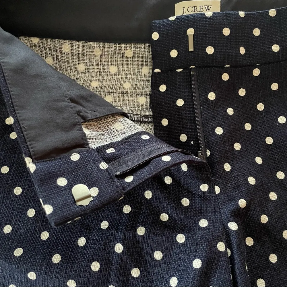 J. Crew 100% Cotton 5” Polka Dot Shorts - Image 5