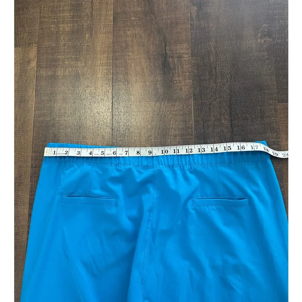 Albion Jetsetters Pants Cobalt Blue Ankle Zipper Joggers Size XL - Image 7