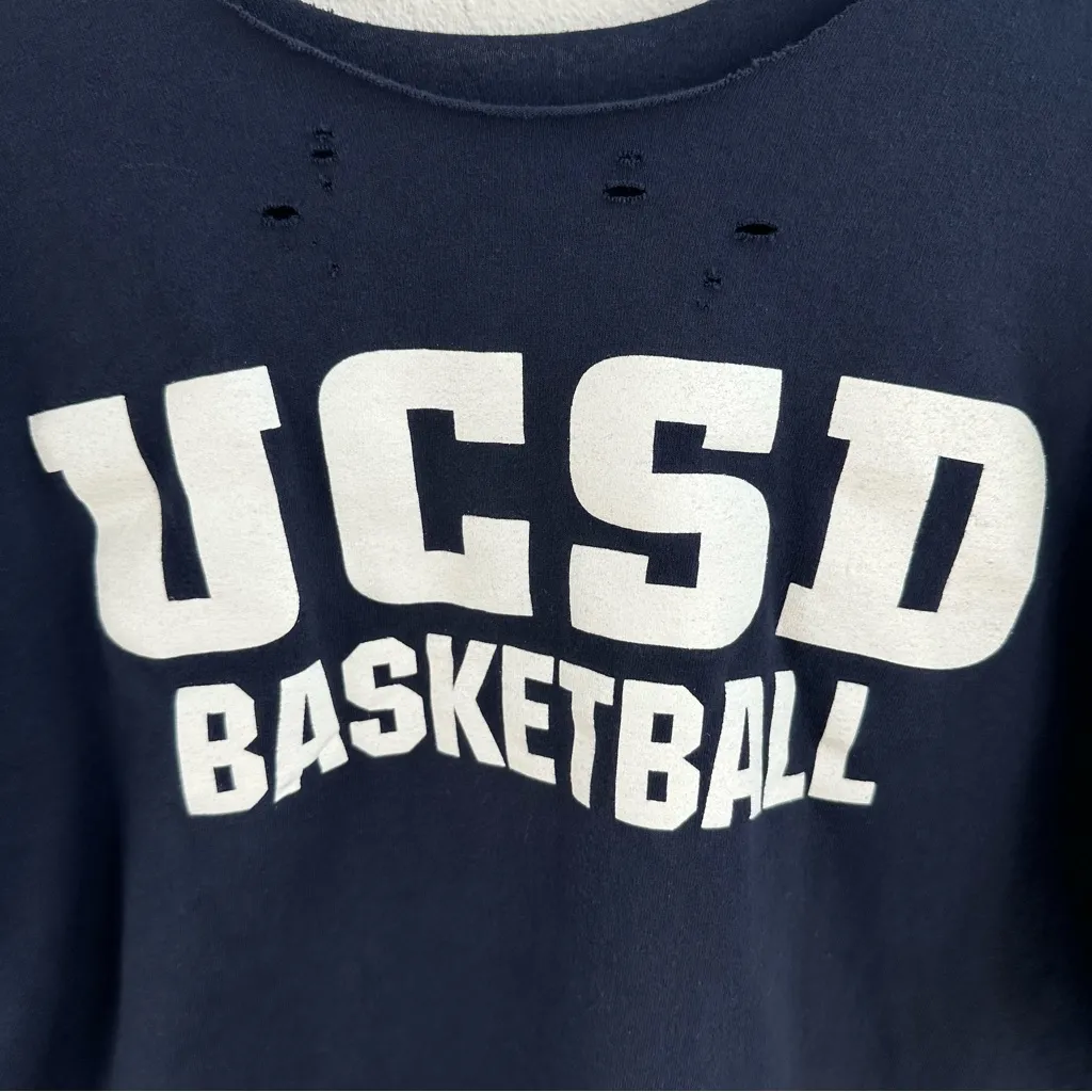 UCSD UC San Diego Basketball off the shoulder T-shirt - Image 2
