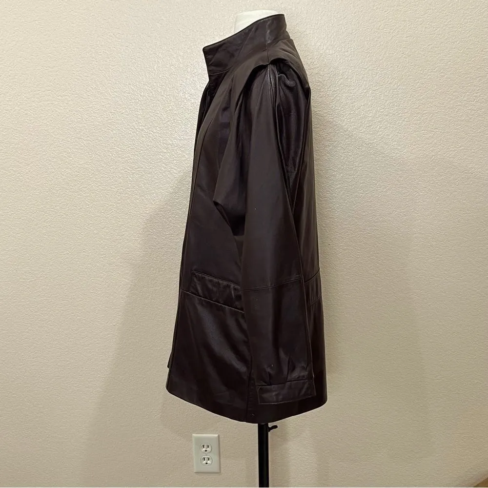 Vintage Deerskin Trading Post Brown Leather Jacket 12 - Image 10