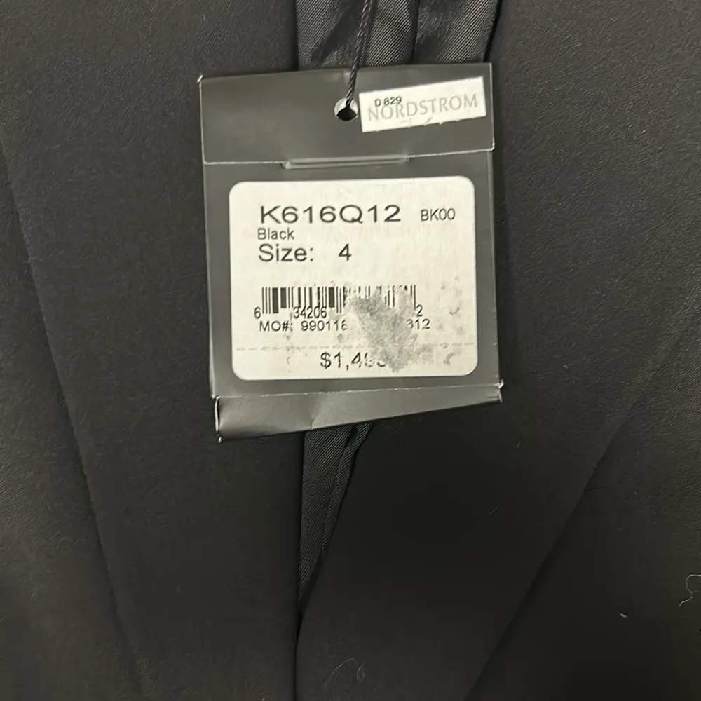 NEW AUTHENTIC St. John Wool Black and Gold Blazer Jacket Size 4 $1,495 - Image 6