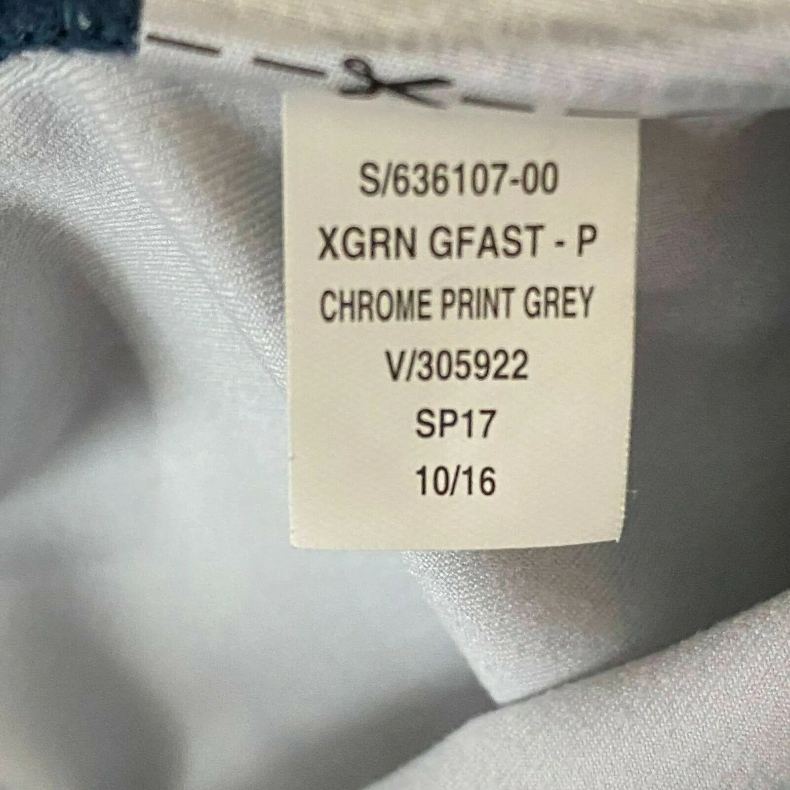 Gap Fit G Fast Blue White Marble Print Leggings Women's Size Extra Small XS - Image 8