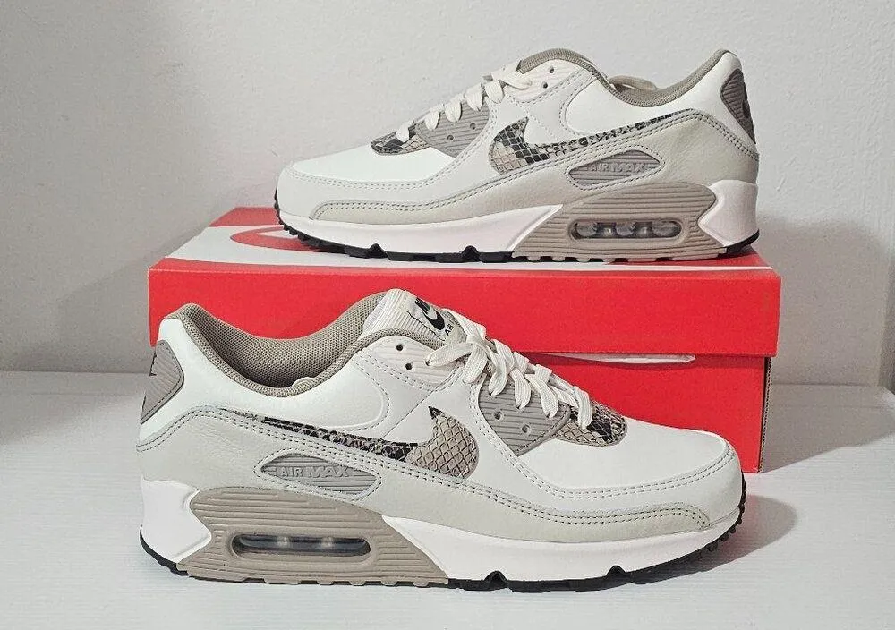 Nike Air Max 90 Women's Shoes / Light Orewood Brown-Multi/ Size 10 - HV4915-100 - Image 8