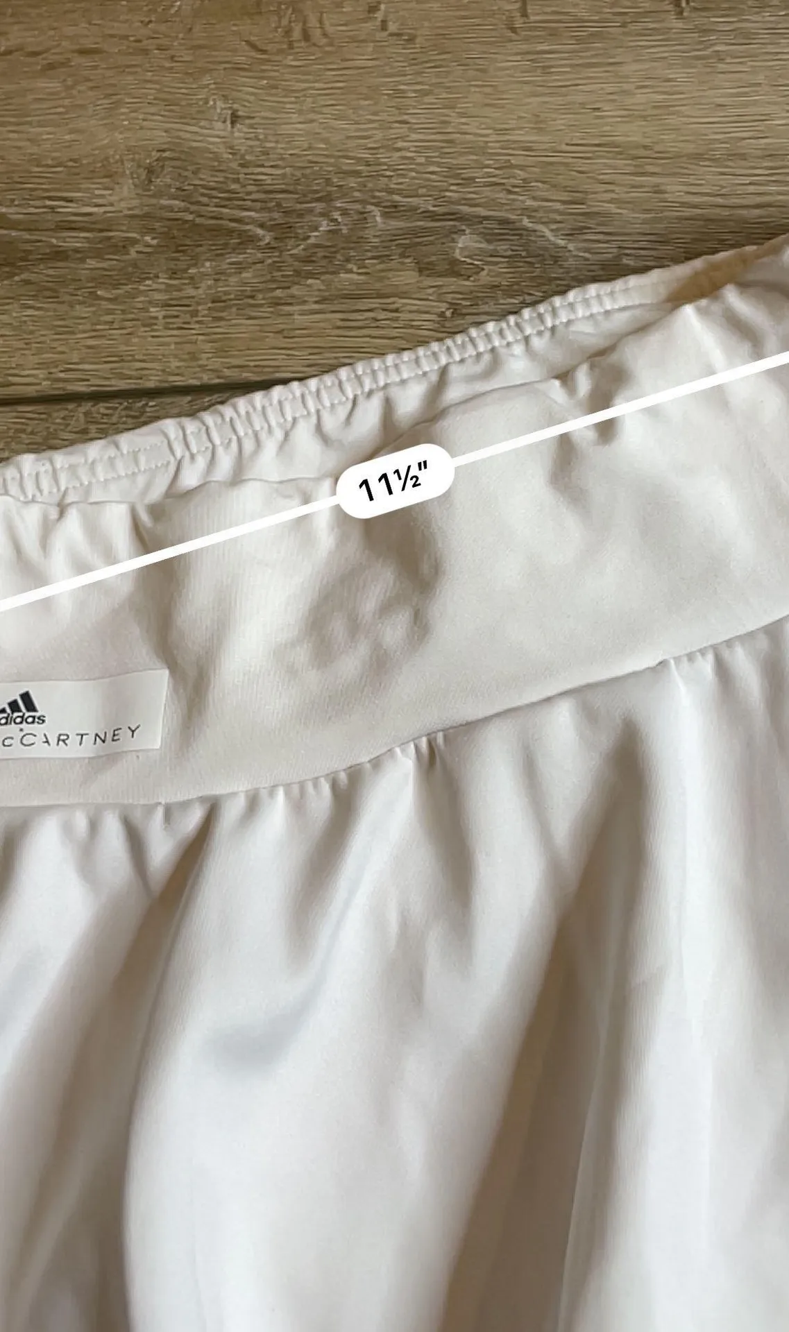 Stella McCartney White Tennis Skirt - Image 2