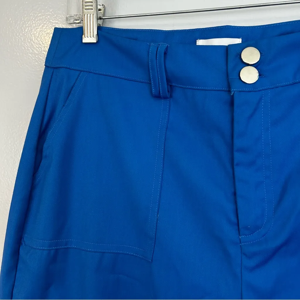 superdown  Raina Cobalt Blue High Waisted Cargo Pants Revolve Size Medium - Image 5