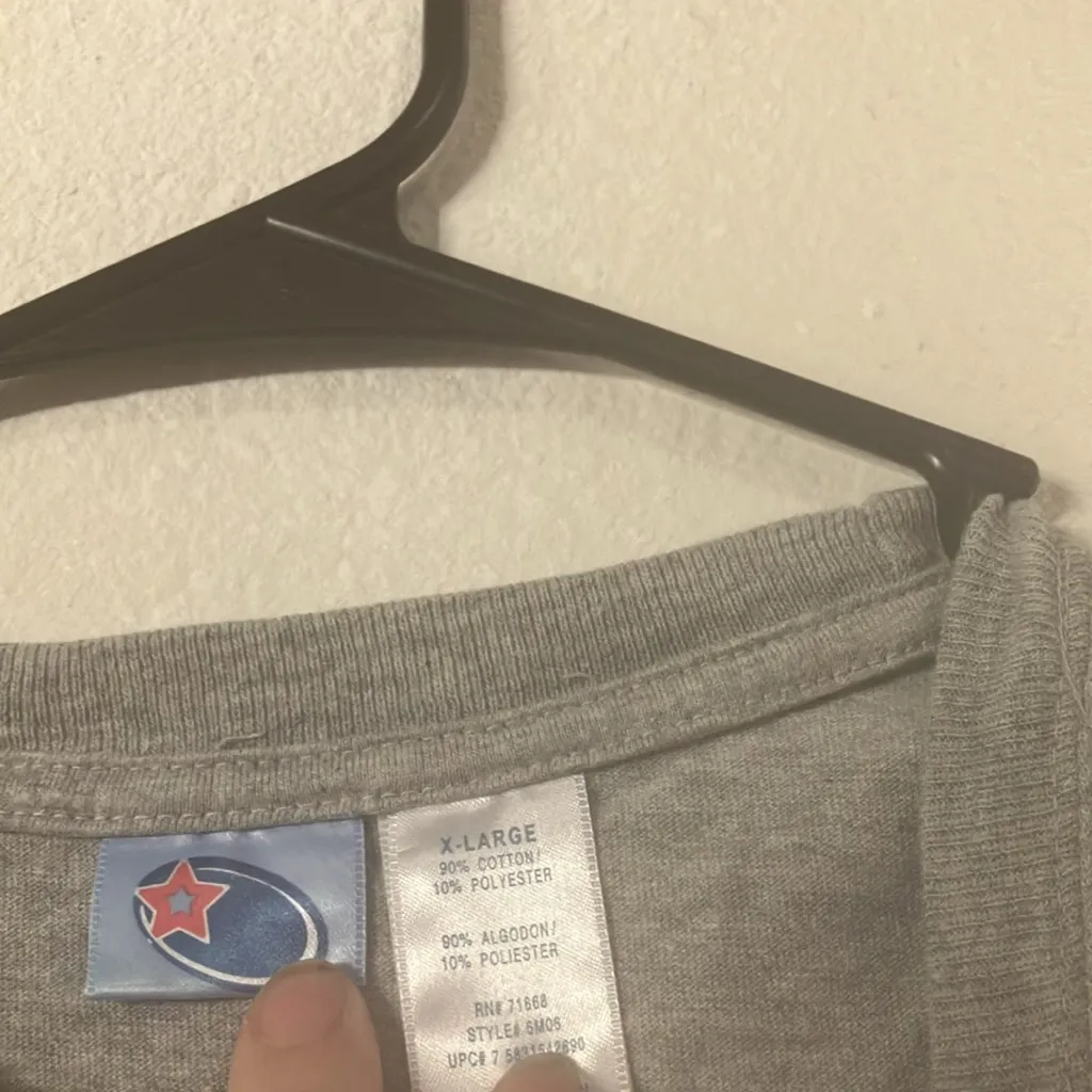 FINAL MARKDOWN Cottage core patriotic tee xl Gray - Image 3