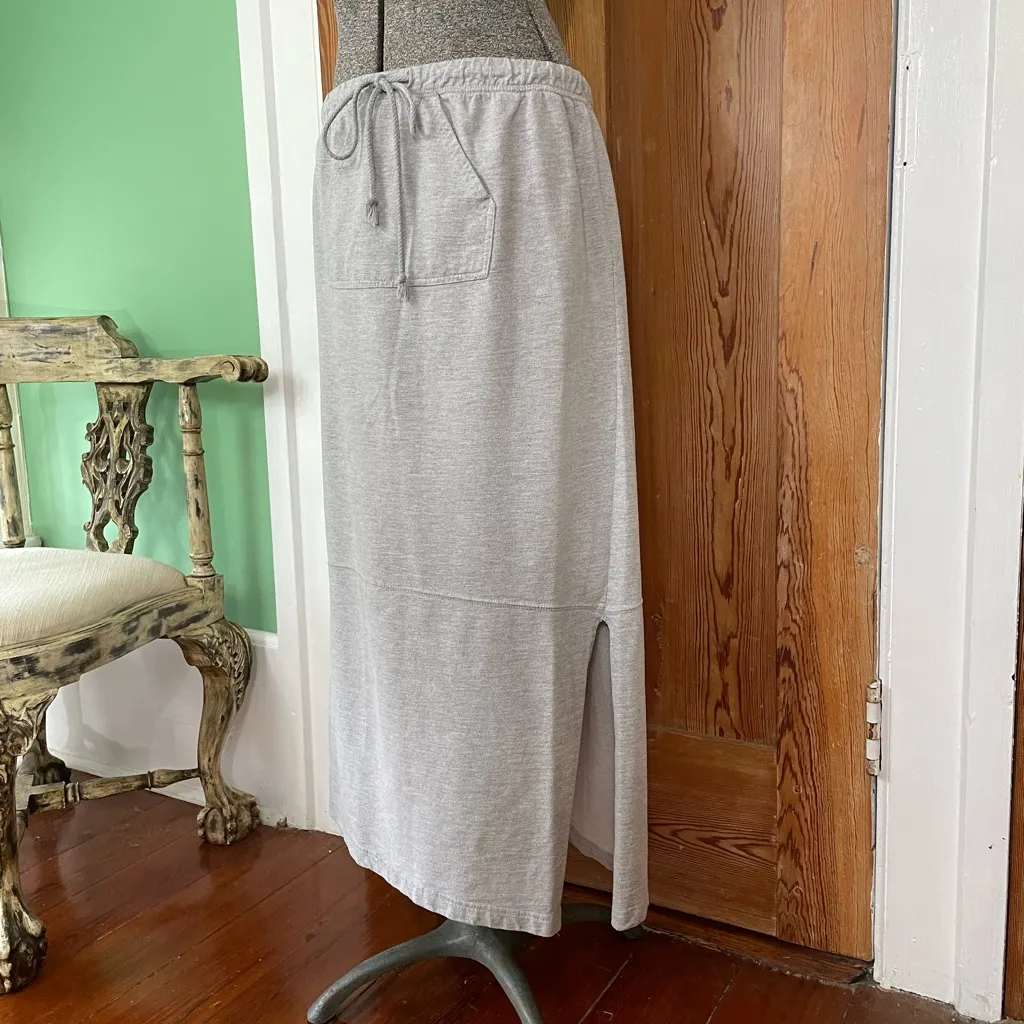 Vintage Y2K Cargo Kangaroo Pocket Hoodie Style Skirt Heather Gray Sz L💛 Size L - Image 4