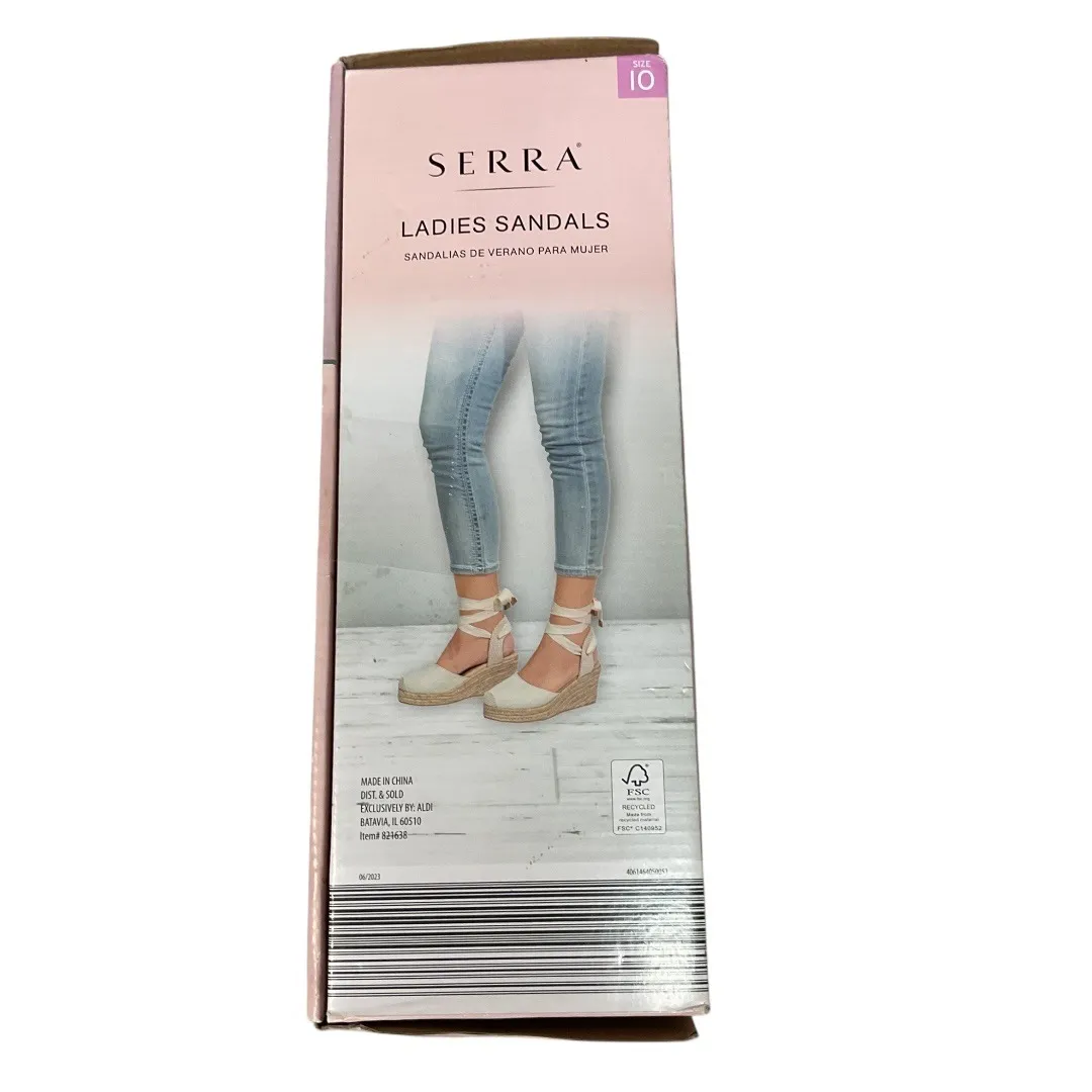 Serra Women's Strappy Stylish Wedge Wedge Heel Espadrilles Sandals Size 10 NWT - Image 13