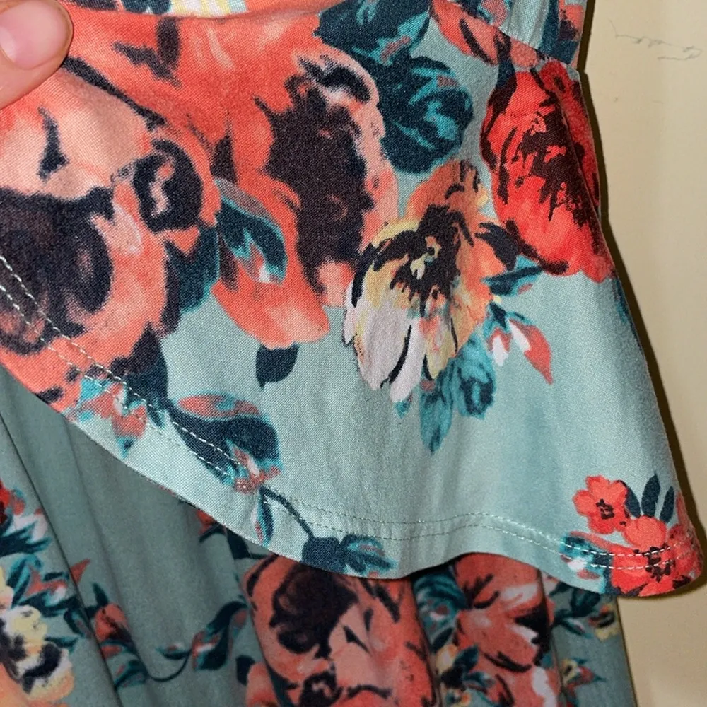 Womens Reborn J Mint Long Sleeve Maxi Dress - Image 5