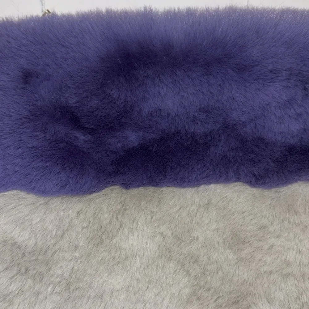 NWTS Faux Fur Wristlet in Purple and Gray With PomPom
Super Soft ADORABLE 💗💗💗💗 - Image 3