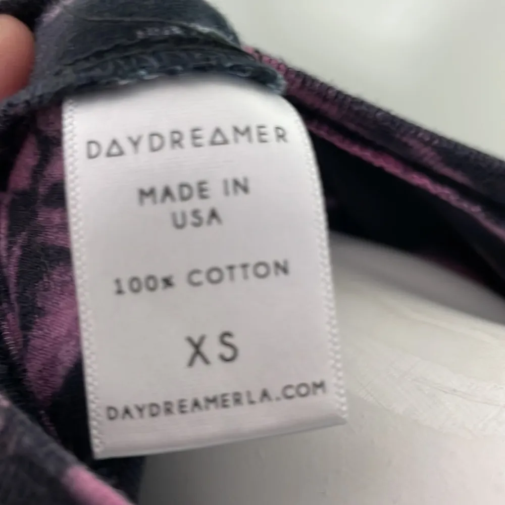 Daydreamer Black and Rainbow Tie-Dye Tee - Image 7