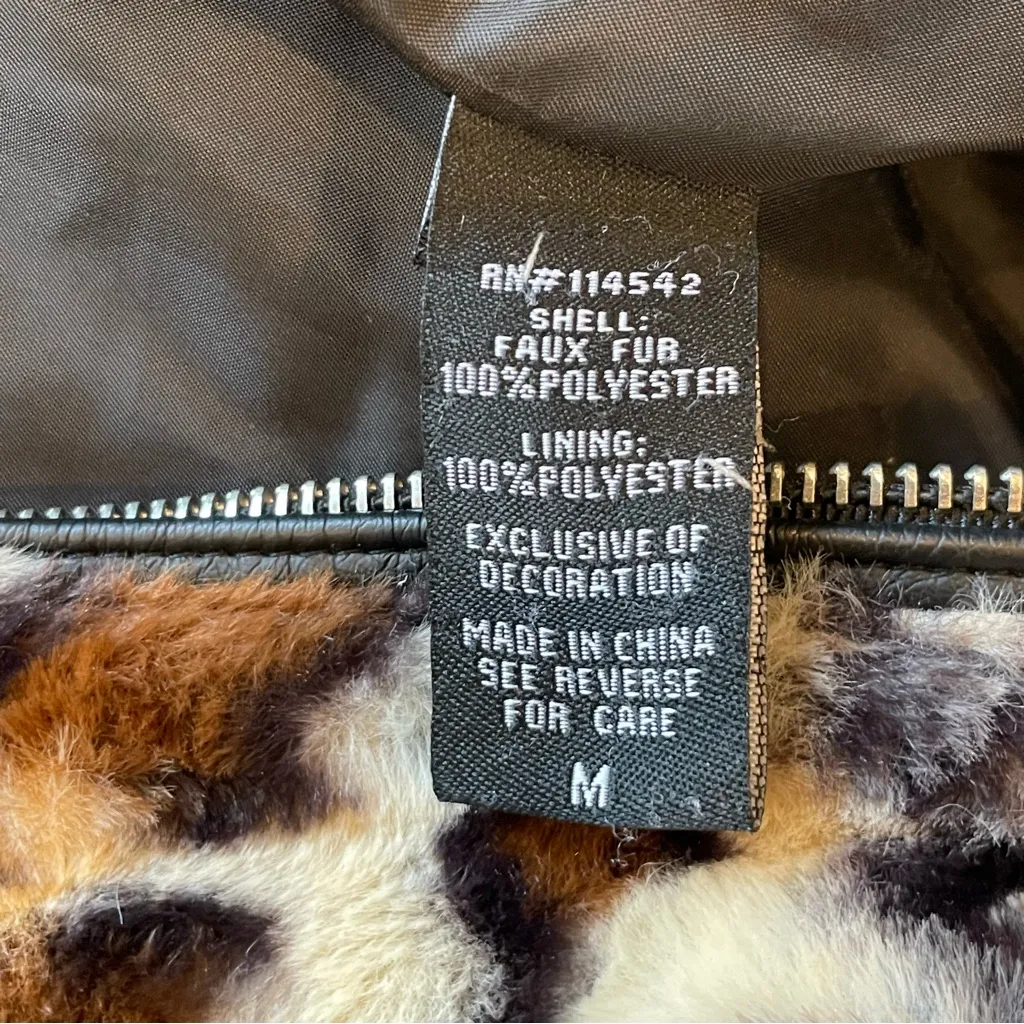 Leopard Jacket Size M - Image 6