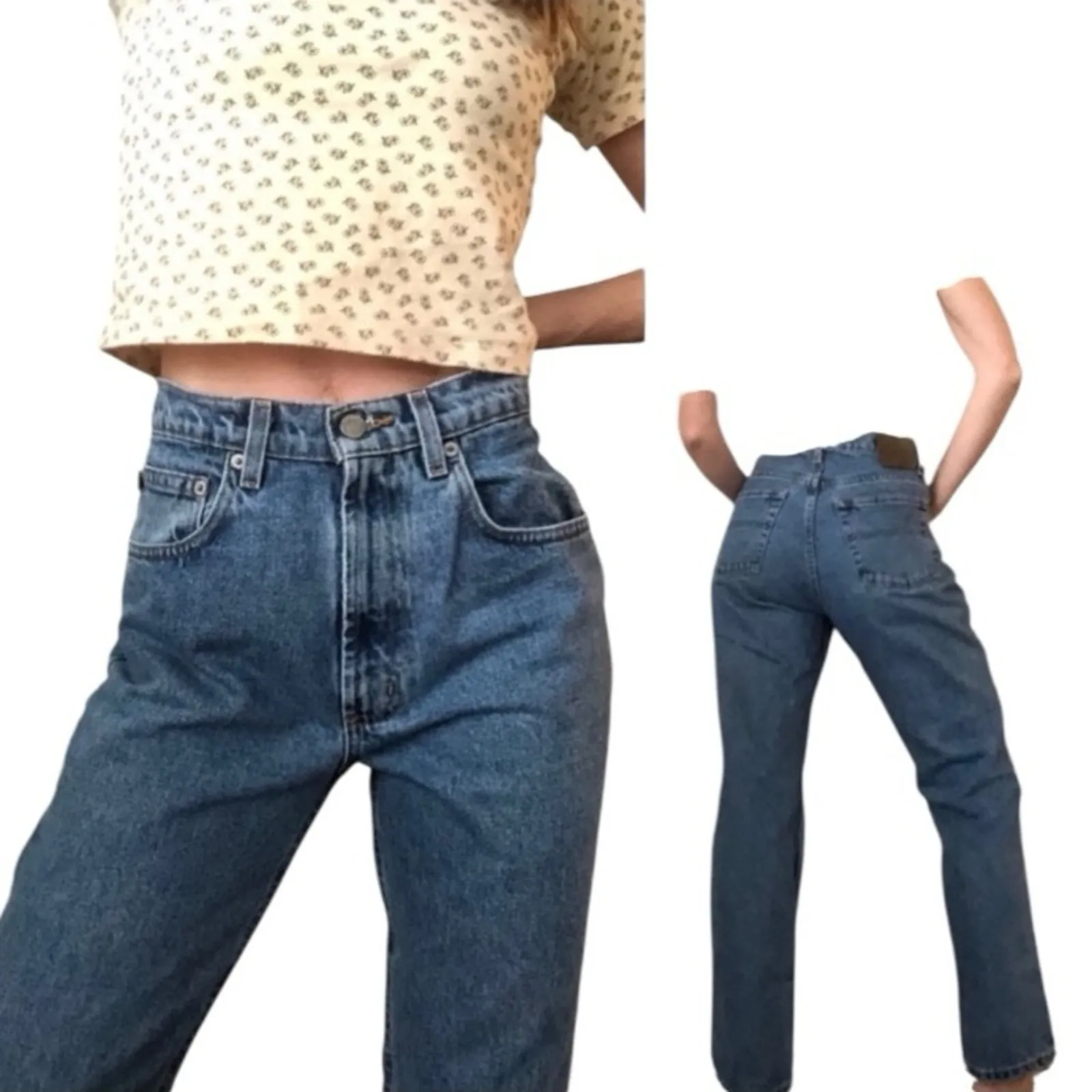 Vintage Ralph Lauren Polo RL Classic Fit Straight Leg Jeans Size 6 90s Y2K Denim - Image 12