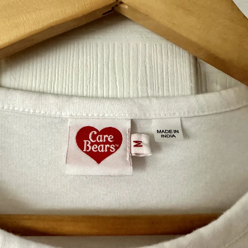 Care Bears Graphic Crop Top Sz M White Size M - Image 3