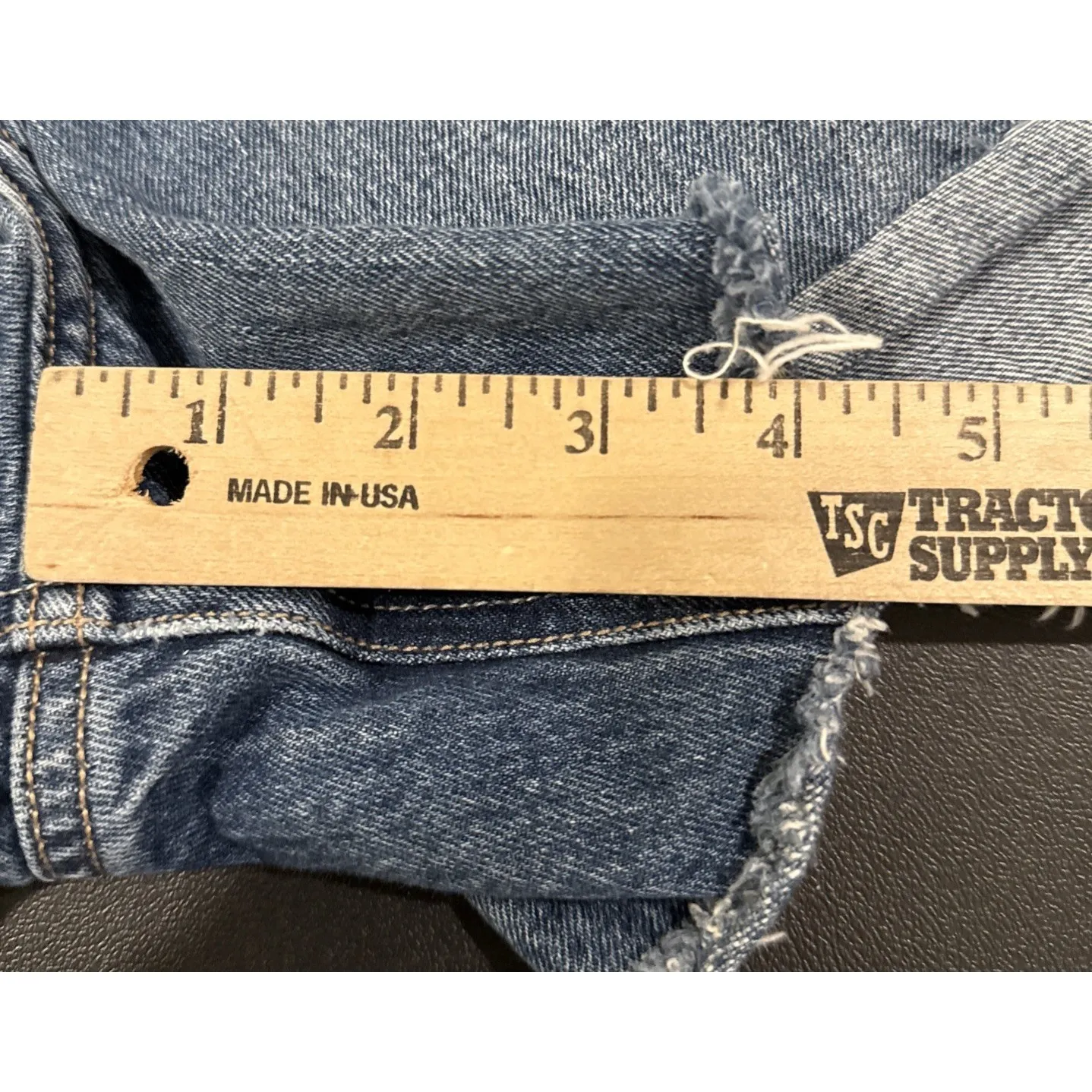 Hollister Womens Size 2 Waist 26 Ultra High Rise 90s Jean Denim Shorts Preppy - Image 7