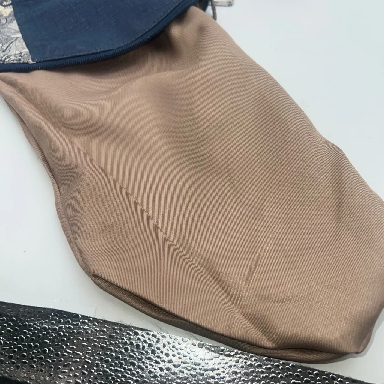 Sakroots Vintage Patchwork Chambray Large Zip Flap Shoulder Bag - Image 9