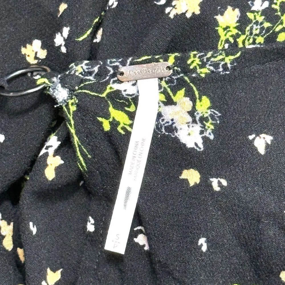 Free People Lovely Printed Tie Tunic boho country sleeveless festival women S - Image 11