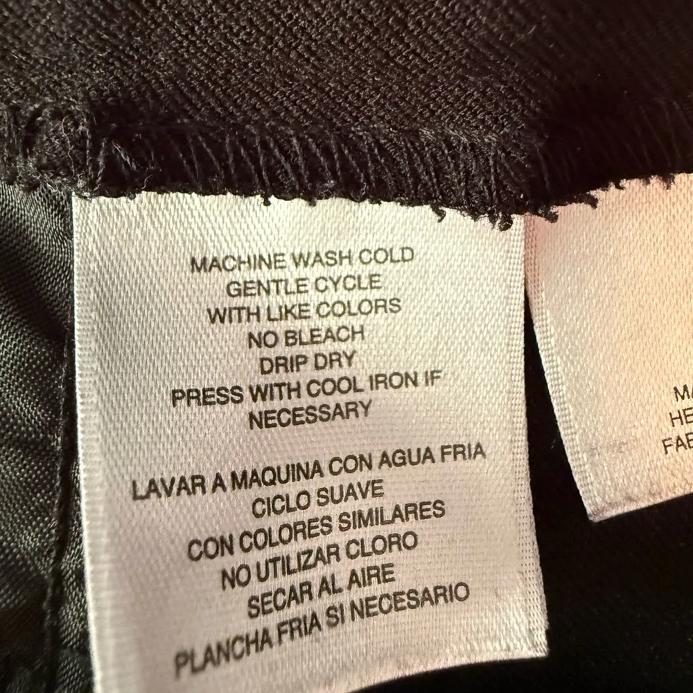 Ann Klein Black Straight Leg Ankle Women’s Dress Pants 12 Petite - Image 4