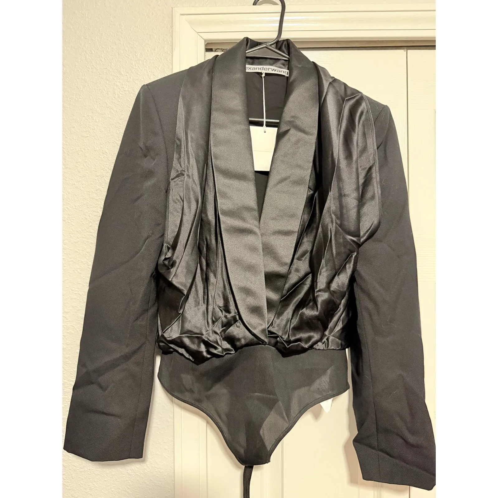 Alexander Wang Tuxedo Hybrid Bodysuit - Image 6