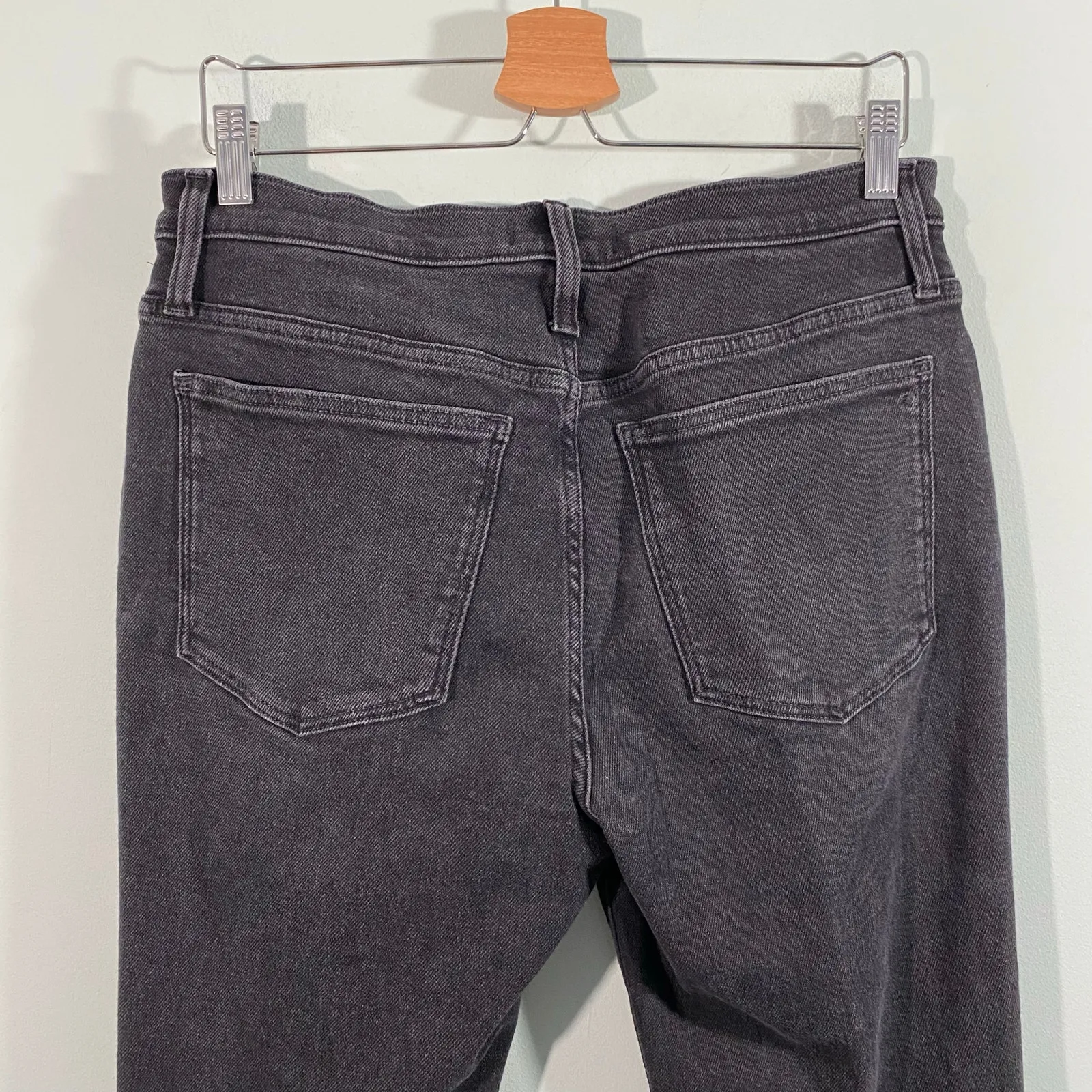 Madewell Women Wash Black Mid Rise Kick Out Jeans - Image 6