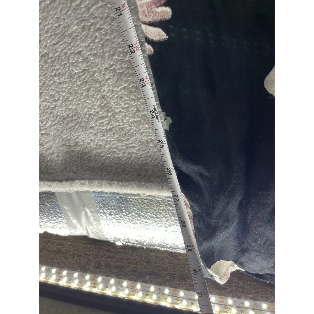 Band of Gypsies Women's Jumpsuit Sleeveless Black Floral Size Medium Surplice - Image 7