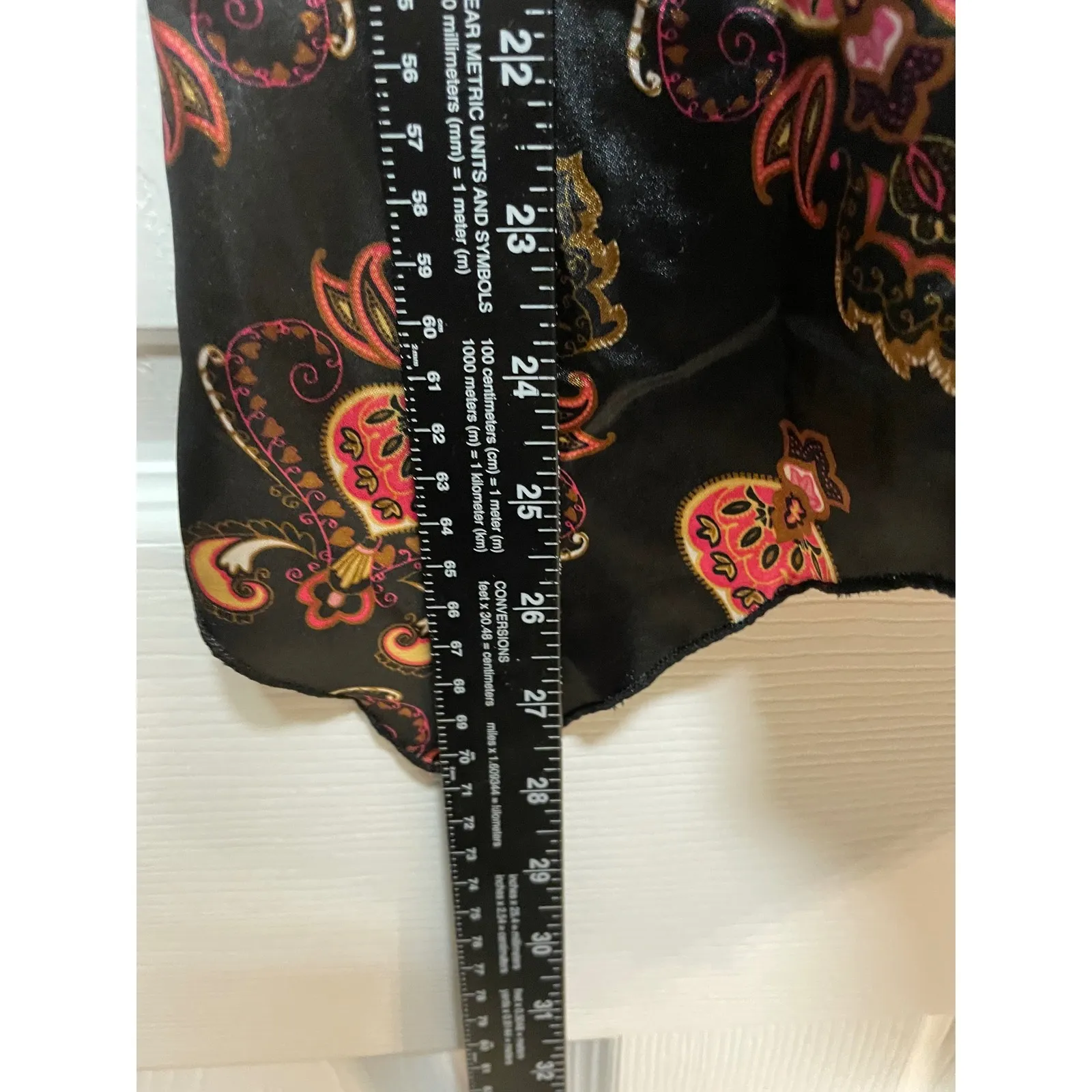 Hannah Montana Y2K Top Handkerchief Hem Sleeveless Party Top Bohemian 90s‎ Black Size M - Image 4