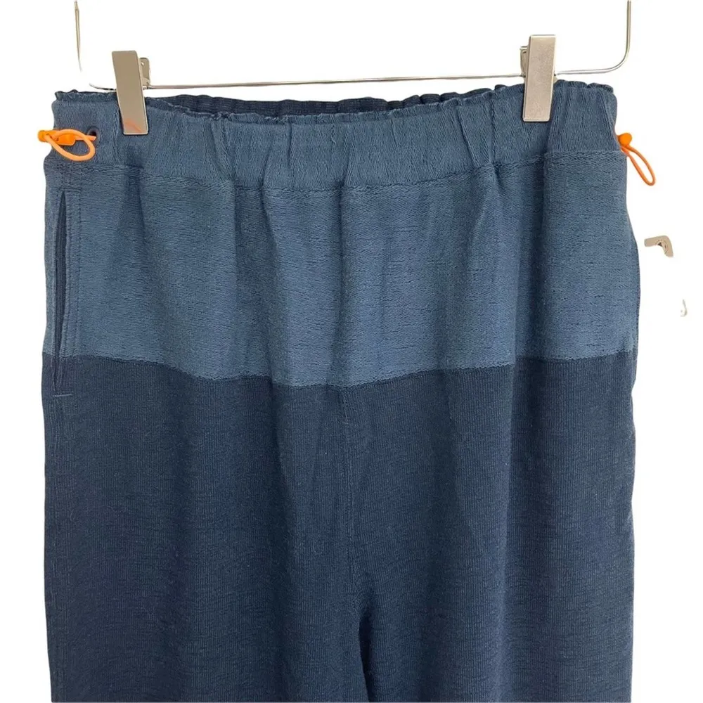 FREE PEOPLE MOVEMENT Surfside Joggers Navy Neon Orange Bungee Cord NWT SZ Small - Image 10