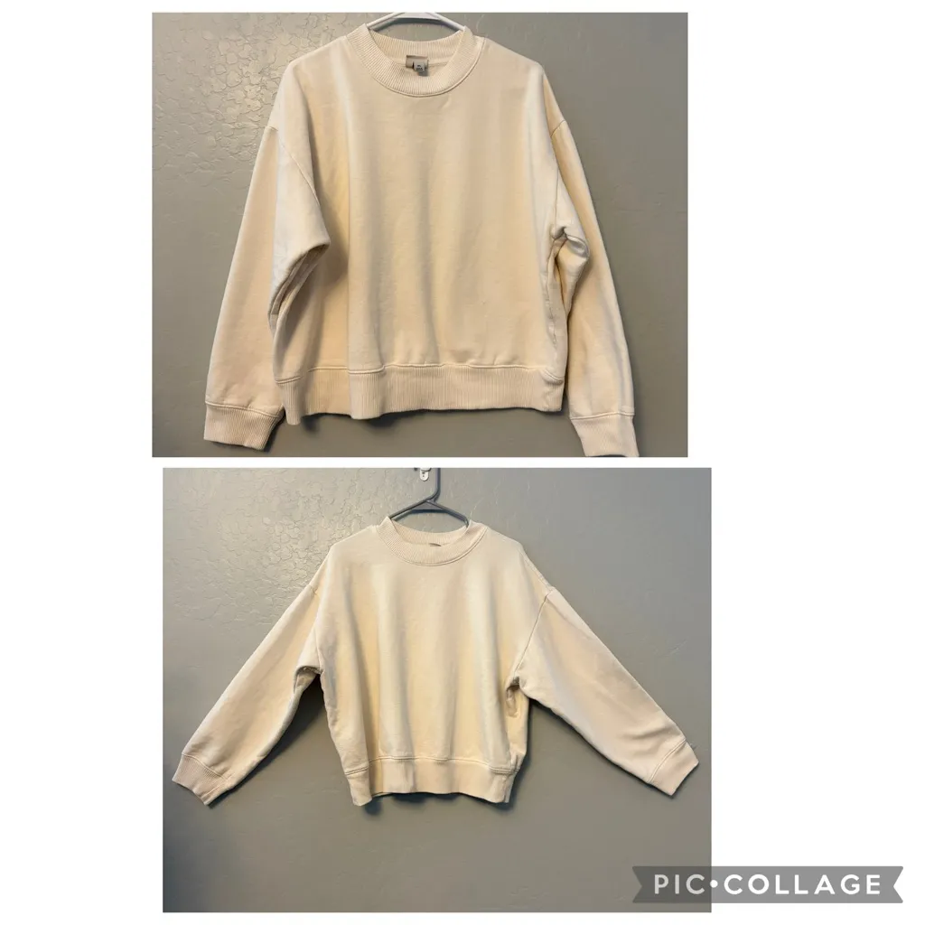 A New Day  bundle of two off white pullover sweatshirts size XL - Image 2
