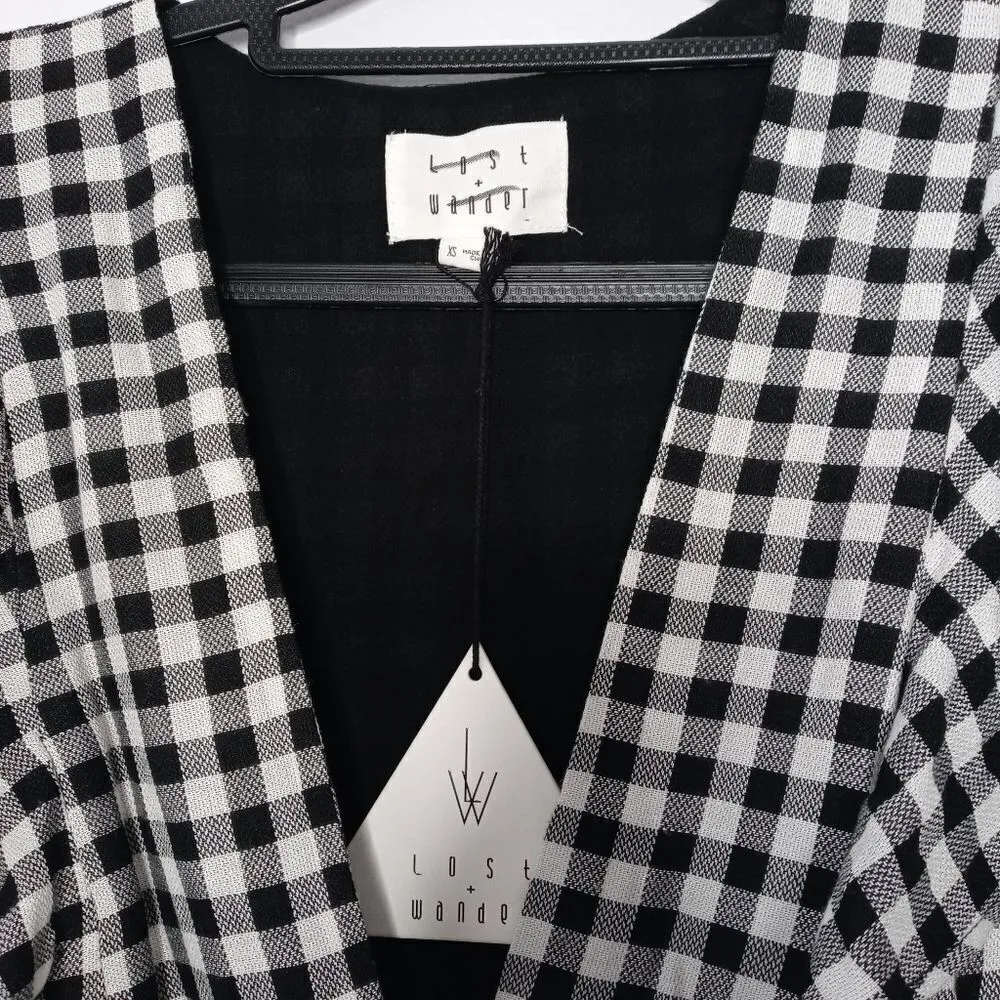  Lost + Wander Gingham Dress Size XS - Image 5
