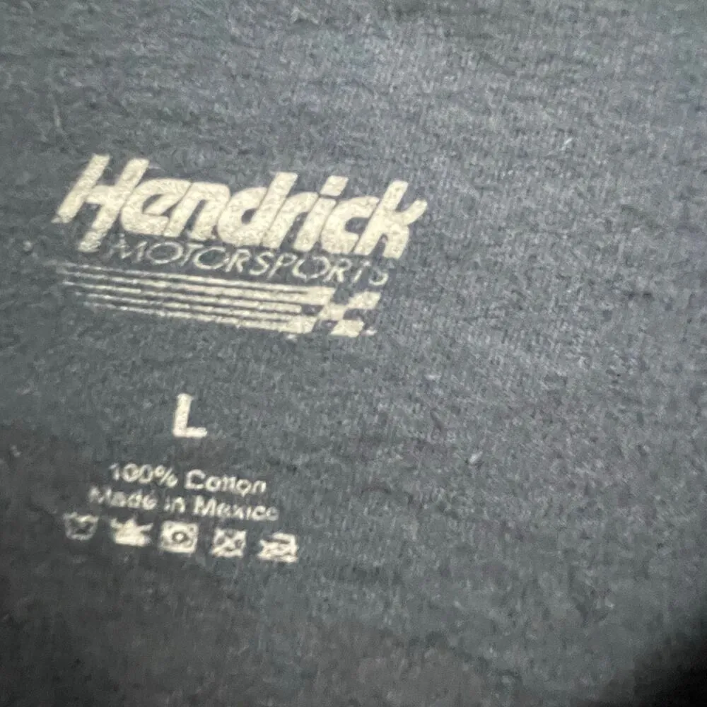 Hendrick Motorsports Jimmie Johnson Womens Size Large Graphic Tee Nascar 48 Blue - Image 3