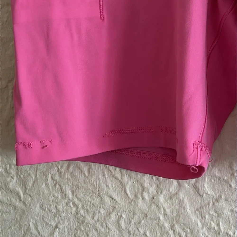 Aerie Offline Pink High Rise Bike Shorts 7” Inseam Pockets XL - Image 4