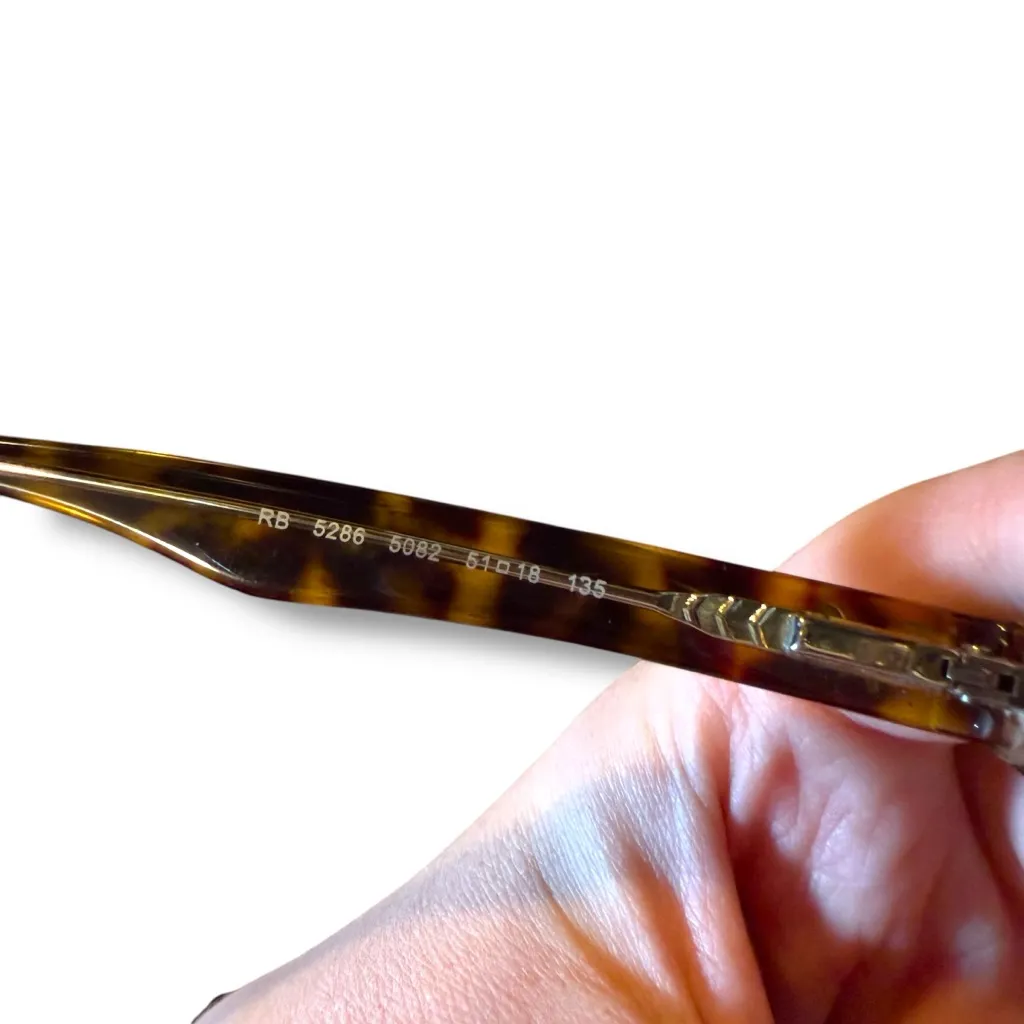 Ray-Ban Eyeglasses Frames RB52865082 Tortoise Shell Clear Full Rim Prescription - Image 6