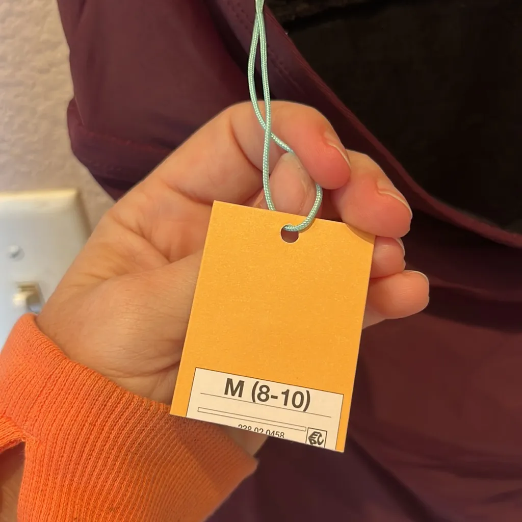 New Kona Sol High Neck Keyhole Tankini Top Plum Color Size Medium NWT - Image 7