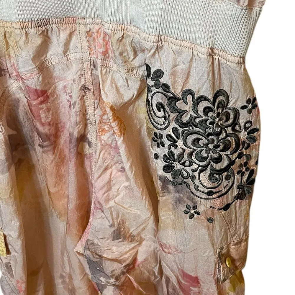 Free People Movement Women’s Sz Small Colorburst One Piece in Oasis Combo NWT Orange - Image 9