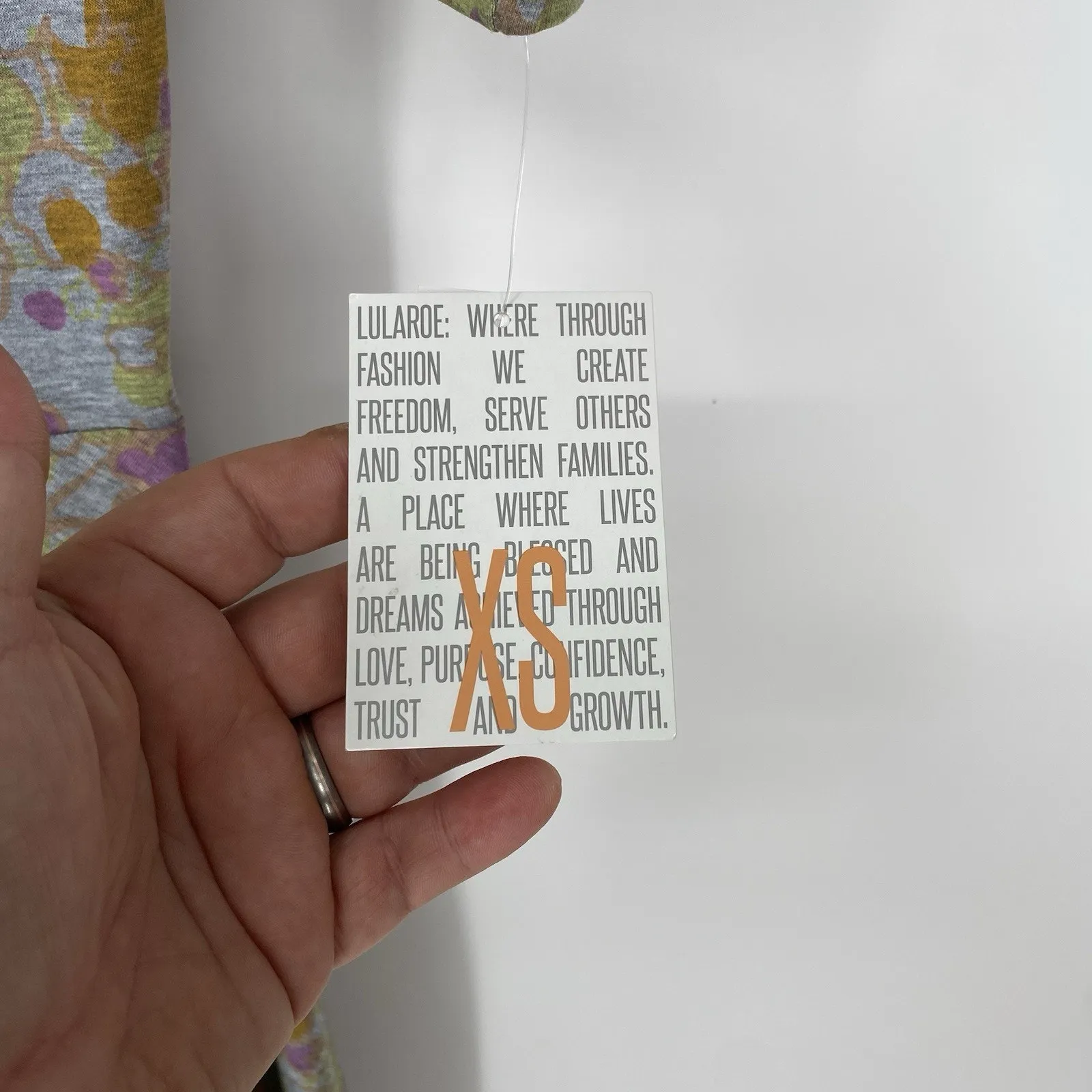 Lularoe Nicole Fitted Bodice Full Skirt Scoop Neck Dress Women's Size XS - Image 5