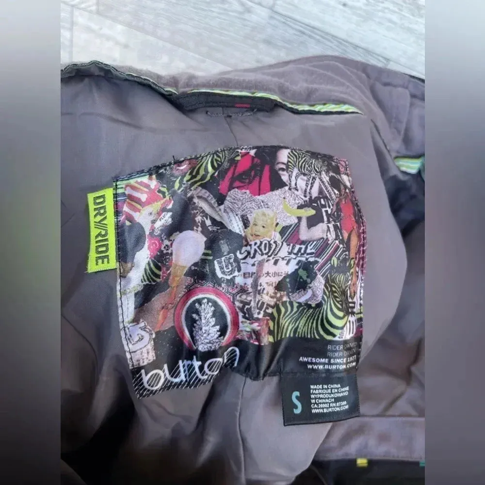 Burton VINTAGE Y2K SKI SNOWBOARDING PANT TROUSER small - Image 14