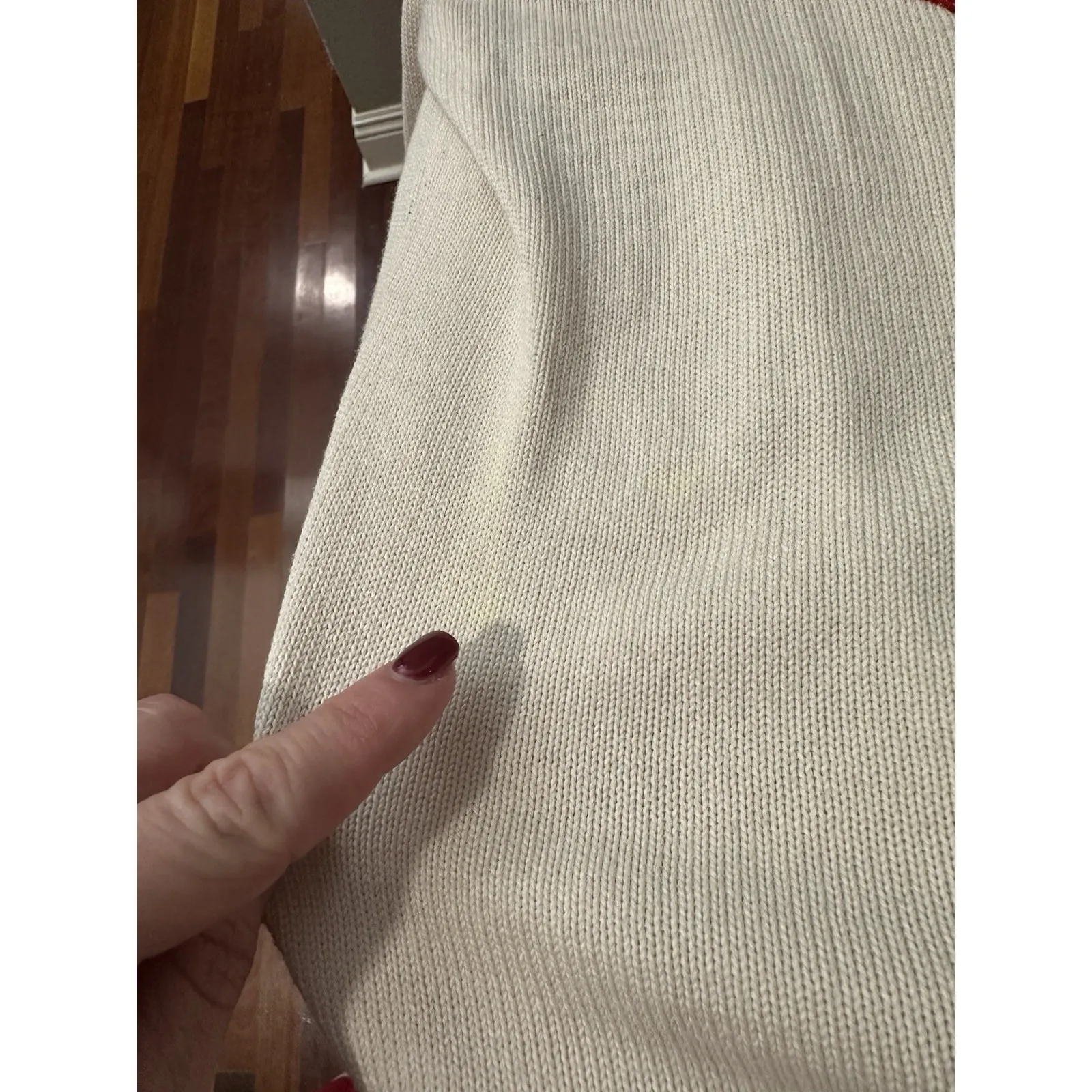 Michael Simon Sweater Women's XL Fourth of July Silk Beaded Button Up #M9 - Image 7