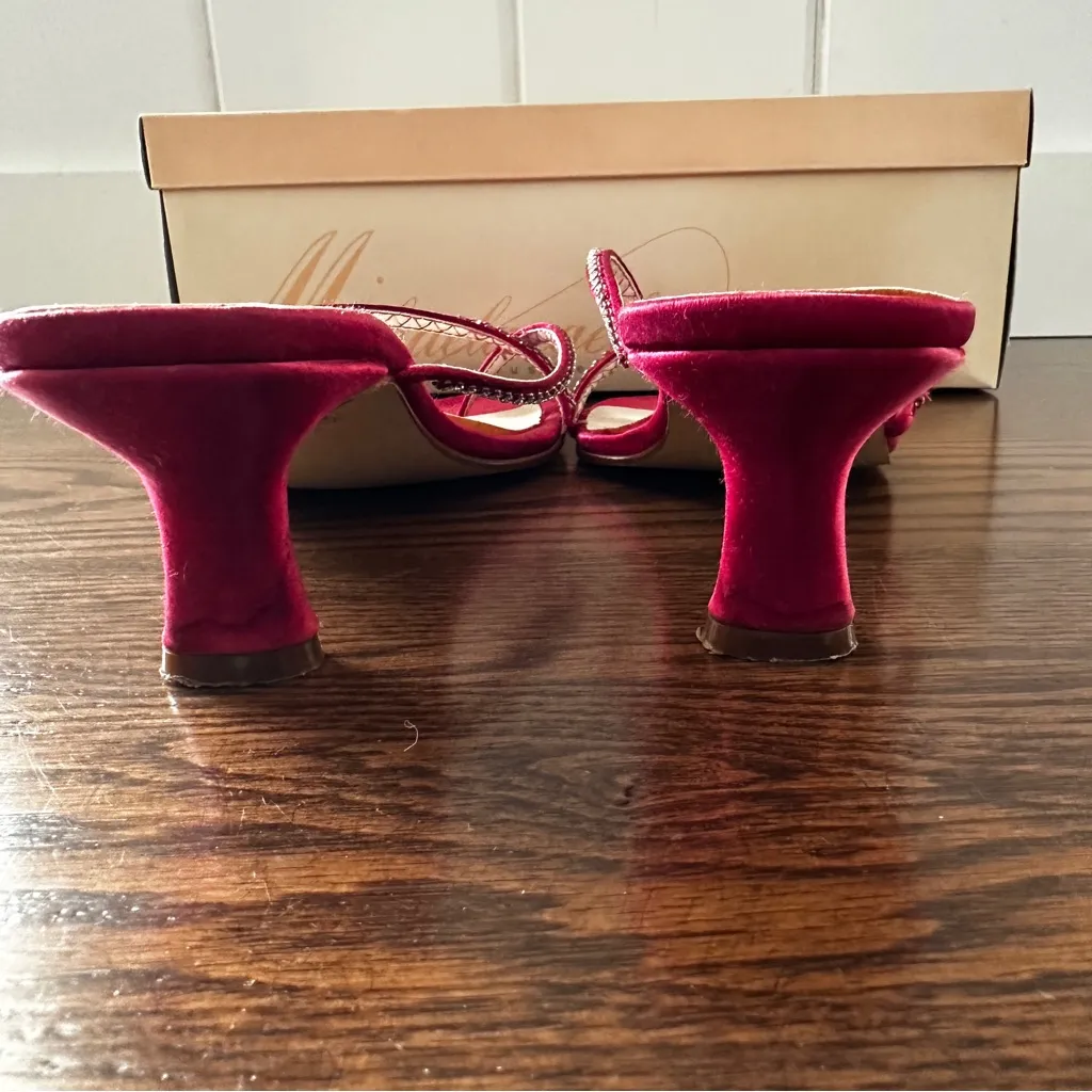 Michaelangelo Red Strappy Women's Sandals - Image 8