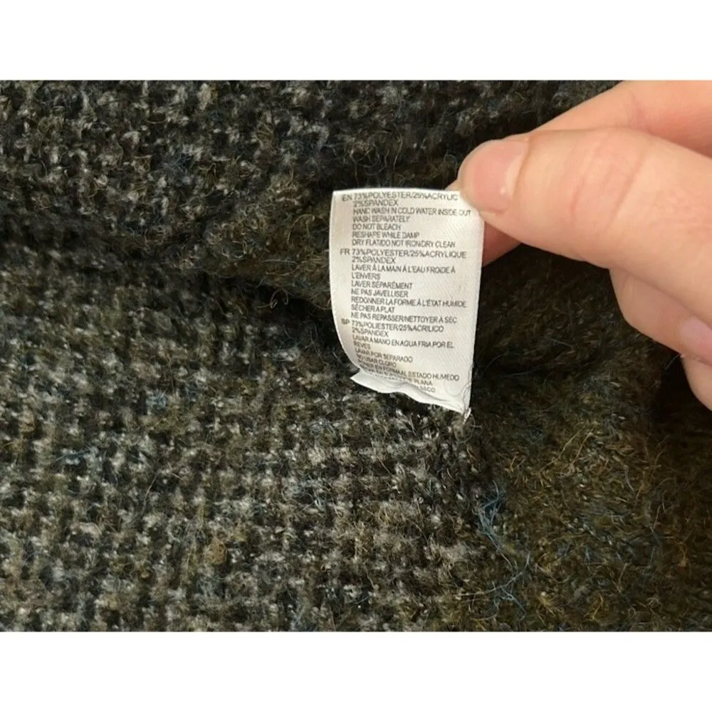 Anthropologie Cobie Funnel Neck Camo Sweater Size Small Cozy & Comfortable - Image 9